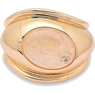 Eye Candy Los Angeles Brielle Cuff Bracelet In Gold