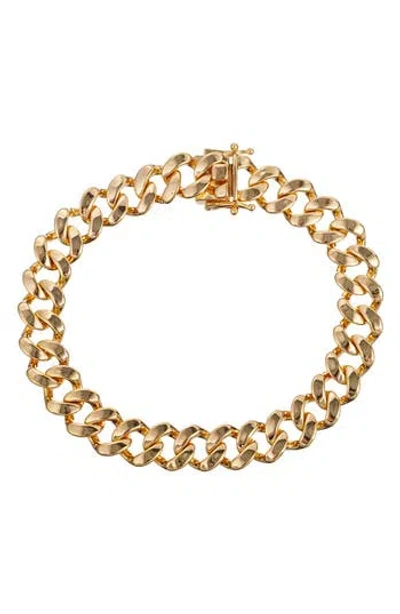 Eye Candy Los Angeles Cuban Link Necklace In Gold