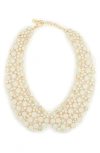 Eye Candy Los Angeles Diana Imitation Pearl Collar Necklace In Neutral