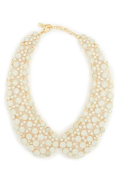 Eye Candy Los Angeles Diana Imitation Pearl Collar Necklace In Neutral