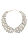 Eye Candy Los Angeles Diana Iridescent Collar Necklace In Blue Multicolor