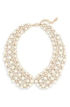 Eye Candy Los Angeles Diana Iridescent Collar Necklace In Gold