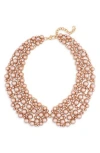 Eye Candy Los Angeles Diana Iridescent Collar Necklace In Gold