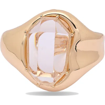 Eye Candy Los Angeles Ellie Cuff Bracelet In Gold