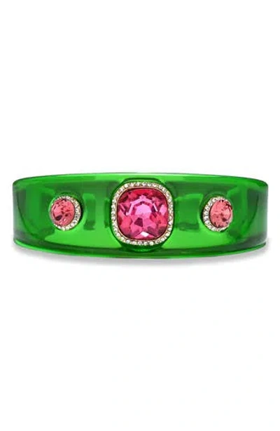 Eye Candy Los Angeles Gisella Cuff In Green