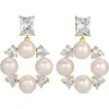 Eye Candy Los Angeles Helen Drop Earrings In Gold
