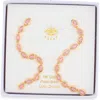 Eye Candy Los Angeles Iris Cubic Zirconia Drop Earrings In Pink