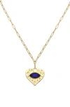 Eye Candy Los Angeles Justine Mood Stone Pendant Necklace
