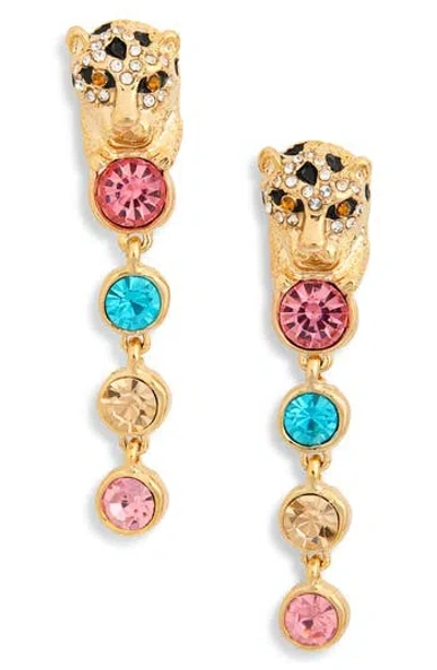 Eye Candy Los Angeles Lacey Cubic Zirconia Linear Drop Earrings