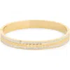 Eye Candy Los Angeles Leanne Cuff Bracelet In Gold
