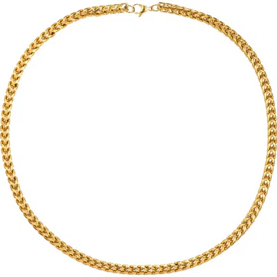 Eye Candy Los Angeles Leo Chain Link Necklace In Green