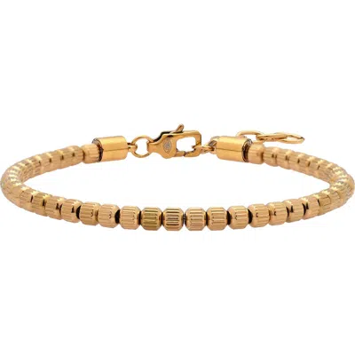 Eye Candy Los Angeles Levi Beaded Bracelet In Gold