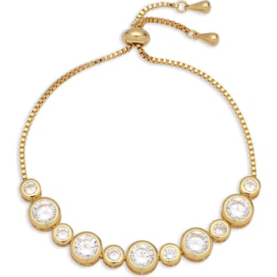 Eye Candy Los Angeles Line Of Light 18k Gold Plated Slider Bracelet
