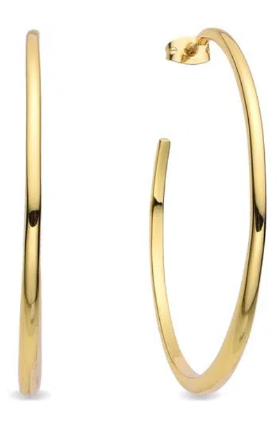 Eye Candy Los Angeles Lisa Hoop Earrings In Gold