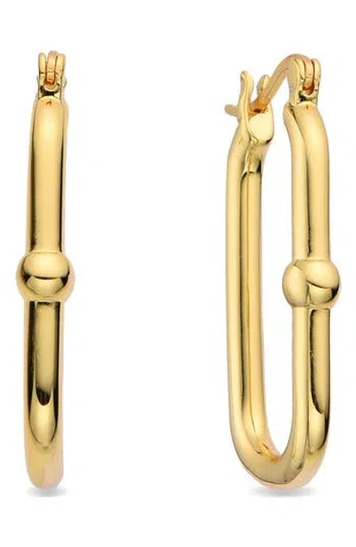 Eye Candy Los Angeles Lisa Hoop Earrings In Gold