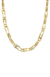 Eye Candy Los Angeles Louisa Paperclip Enamel Necklace