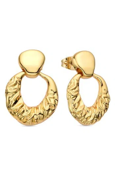 Eye Candy Los Angeles Lyana Drop Earrings In Gold