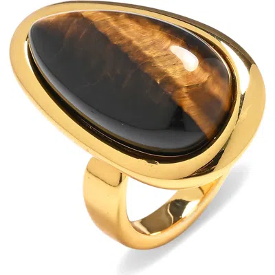 Eye Candy Los Angeles Lyra Statement Ring In Gold