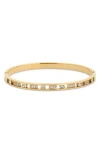 Eye Candy Los Angeles Maria Cz Bangle Bracelet In Gold
