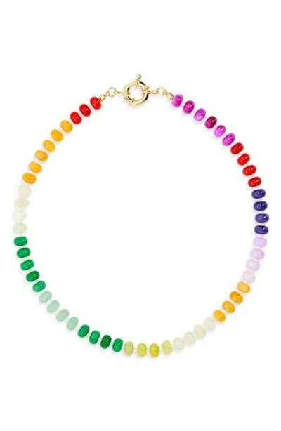 Eye Candy Los Angeles Mariread Multicolor Beaded Necklace