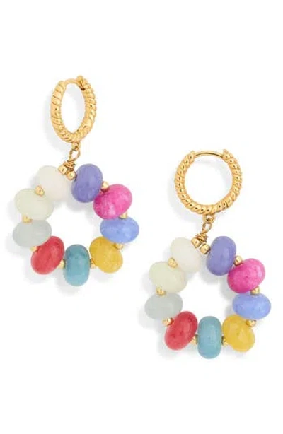 Eye Candy Los Angeles Martina Multicolor Huggie Hoop Earrings