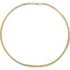 Eye Candy Los Angeles Morris Two-tone Chain Link Necklace In Gold