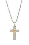Eye Candy Los Angeles Nathan North Star Cross Pendant Necklace