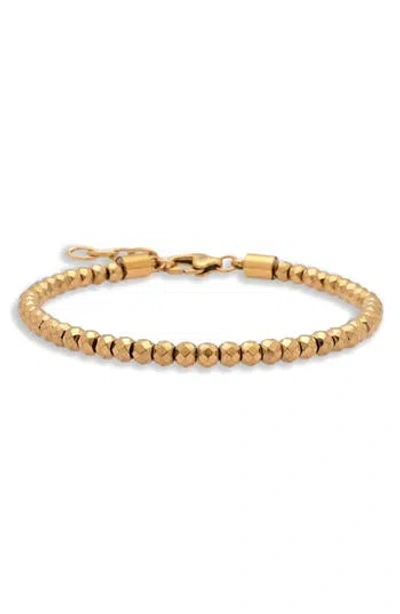 Eye Candy Los Angeles Noah Beaded Bracelet In Gold