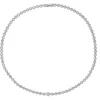 Eye Candy Los Angeles Nova Cubic Zirconia Collar Necklace In Silver