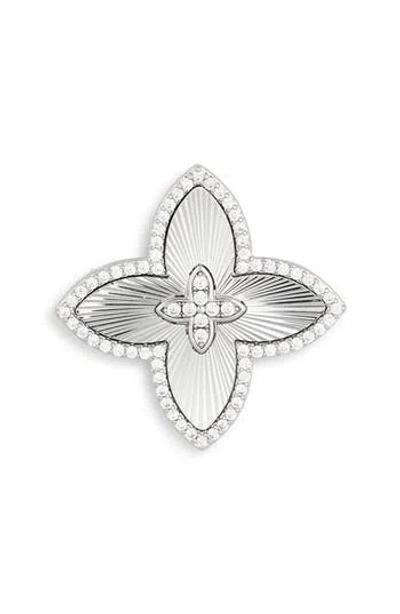 Eye Candy Los Angeles Oriana Cubic Zirconia Petal Brooch