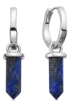 Eye Candy Los Angeles Quartz Huggie Hoop Earrings