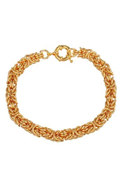 Eye Candy Los Angeles Ronnie Chain Link Bracelet In Gold