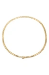 Eye Candy Los Angeles Set Of 2 Asher Curb Chain Necklaces In Gold