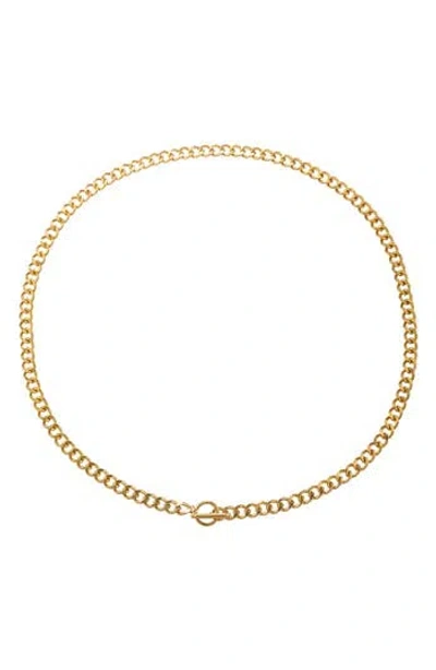 Eye Candy Los Angeles Set Of 2 Asher Curb Chain Necklaces In Green