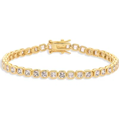 Eye Candy Los Angeles Solenne Line 18k Gold Plated Cubic Zirconia Bracelet
