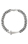 Eye Candy Los Angeles Tariq Cross Chain Bracelet