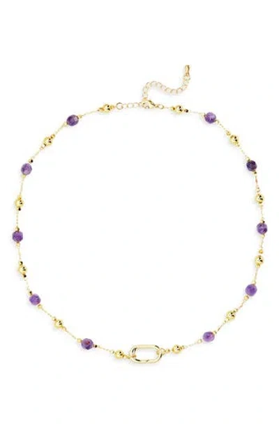 Eye Candy Los Angeles Zanda Flower Statement Necklace In Multi