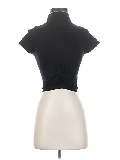 Pre-owned Eye Candy Short Sleeve Top Black Cowl Neck Tops