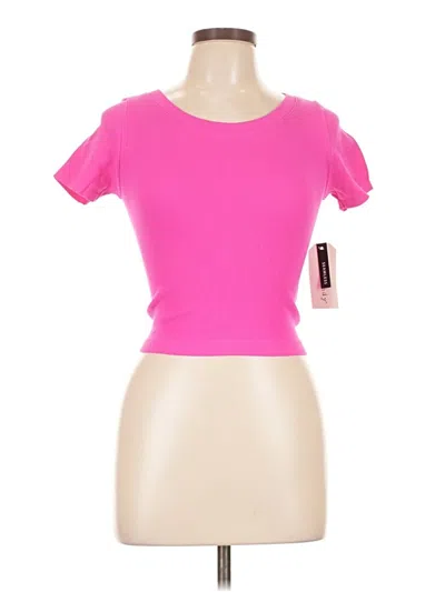 Pre-owned Eye Candy Short Sleeve T-shirt In Pink