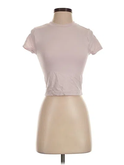 Pre-owned Eye Candy Short Sleeve Turtleneck In Pink