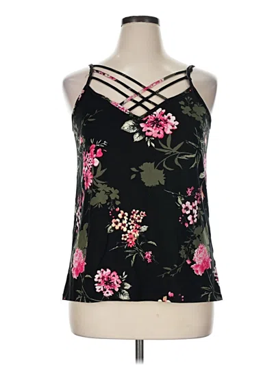 Pre-owned Eye Candy Sleeveless Top Black Halter Neckline Tops