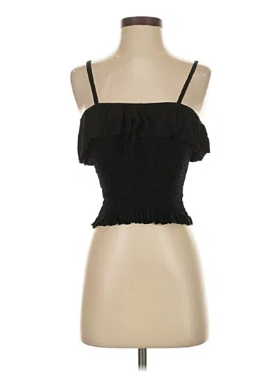 Pre-owned Eye Candy Sleeveless Top Black Strapless Neckline Tops