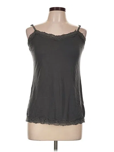 Pre-owned Eye Candy Sleeveless Top Gray Sweetheart Neckline Tops