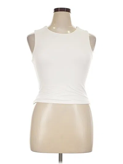 Pre-owned Eye Candy Sleeveless T-shirt In Ivory