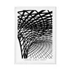 Eye For London Prints Black The Magnificent Ceiling Of London King's Cross Illustrated Art Print In Black
