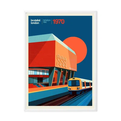 Eye For London Prints Brixton Rec London Art Print In Multi
