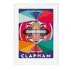 Eye For London Prints Clapham Kaleidoscope Illustrated Art Print Of London