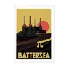 Eye For London Prints Gritty Not So Pretty Art Print Of South London In Brown