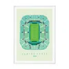 Eye For London Prints Neutrals Centre Court Wimbledon  Art Print
