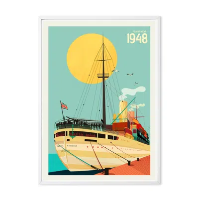 Eye For London Prints Neutrals Empire Windrush Art Print